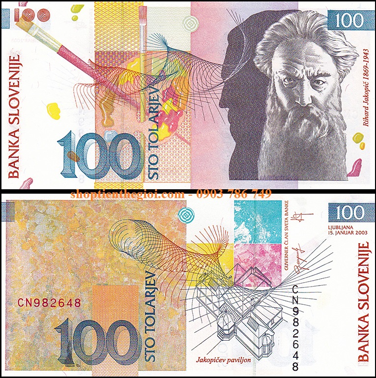 Slovenia 100 Tolarjev 2005 UNC